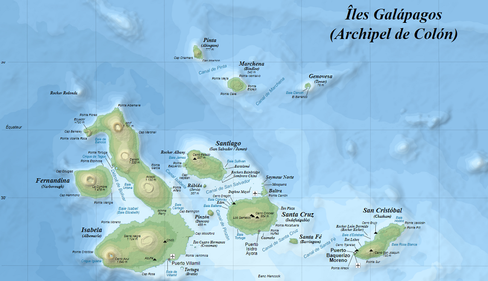 islasgalapagos vista aerea ART 114: VIAJANDO: EL TIEMPO EN TU DESTINO ISLAS GALÁPAGOS