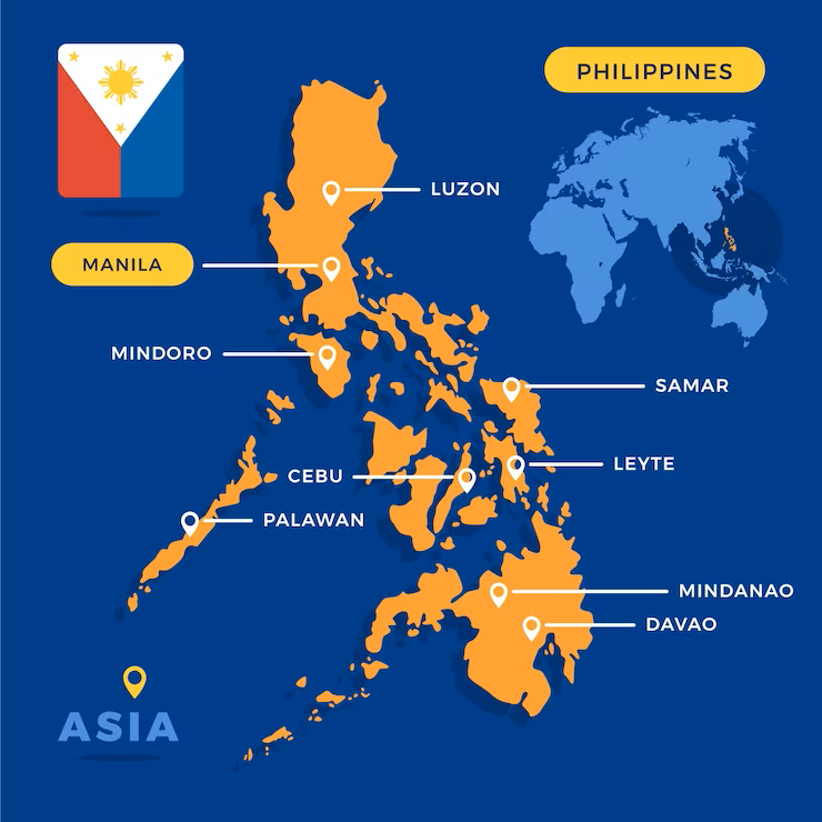 filipinas mapa ART 290: VIAJANDO: EL TIEMPO EN TU DESTINO FILIPINAS
